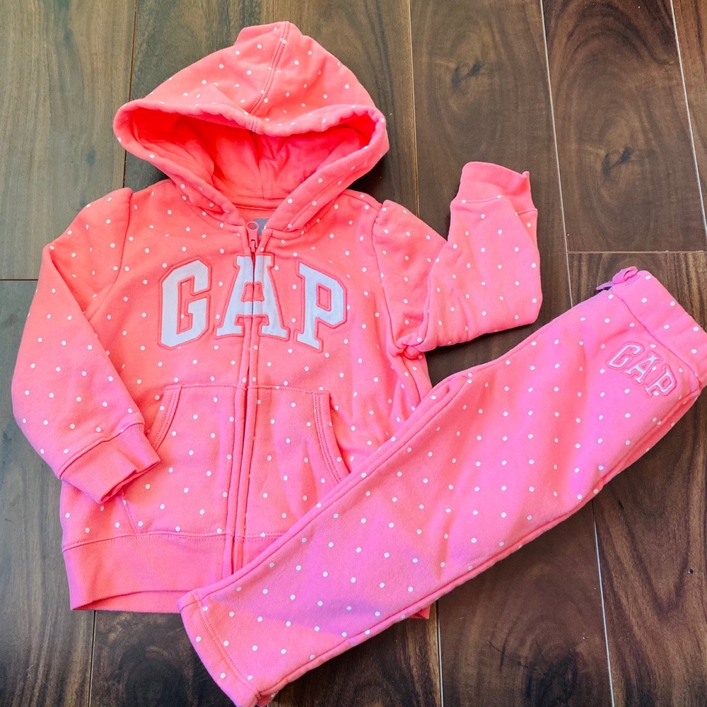 Baby Gap Toddler Girl’s Coral Jogger Set